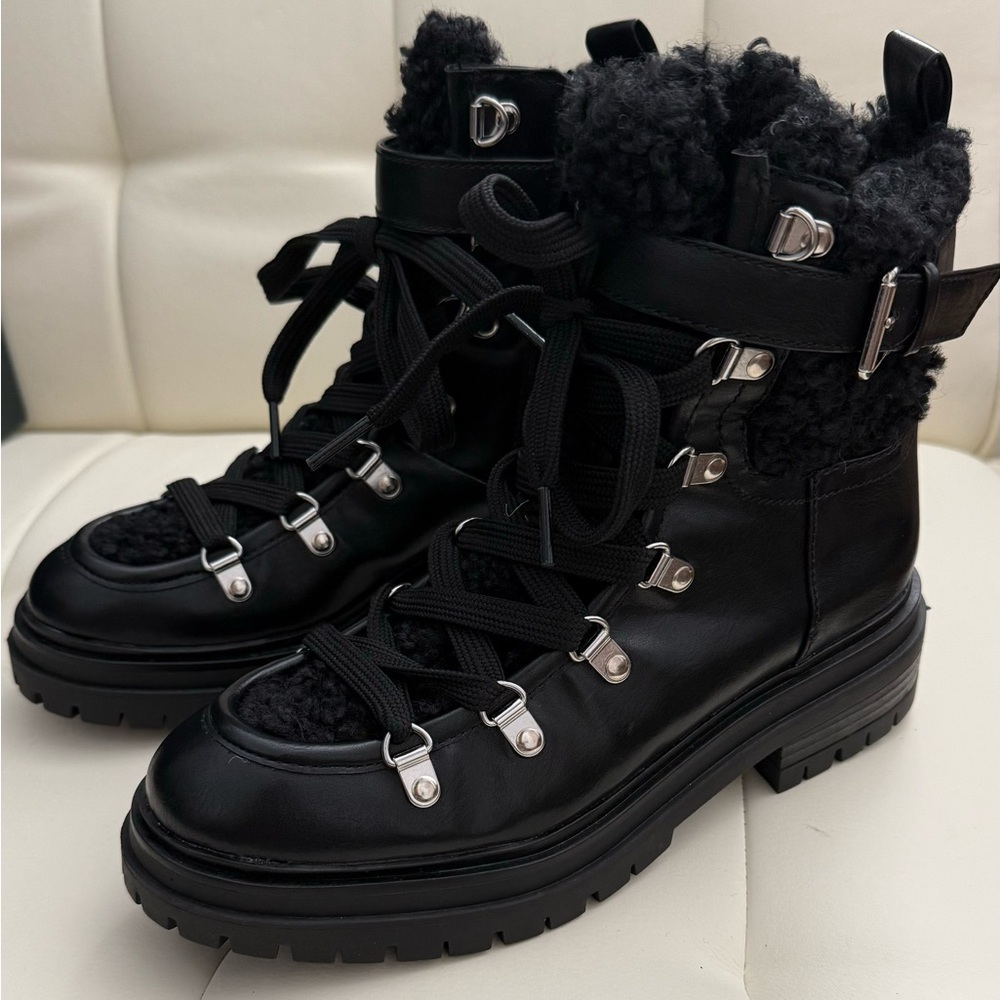 Sam Edelman Circus Gretchen Shearling Hiker Boots
